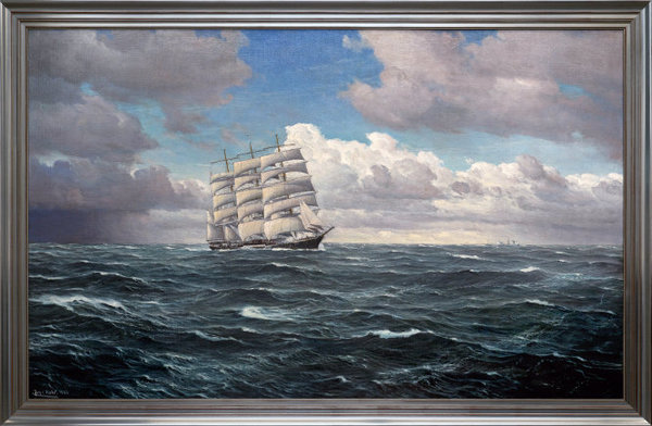 Johannes Holst - Viermastbark PAMIR auf dem Atlantik